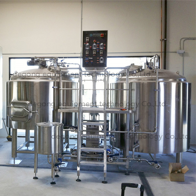 Machine de fabrication de bière personnalisable de microbrasserie en acier inoxydable 5BBL à vendre