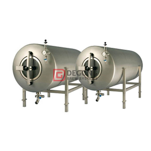 10BBL Maturation Lagering Tanks Acier Inoxydable Personnalisable Horizontal Brite Beer Beer Chine