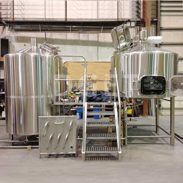 10BBL personnalisé vapeur veste Dimple machine de fabrication de la bière industrielle utilisée chauffée / ligne à vendre