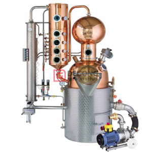 500L Alcool de cuivre Stills Distillery Machine Home Distillation Equipment Brewing System China