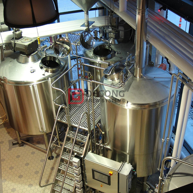 Système de saccharifie de bière d'acier inoxydable utilisé automatiquement par 10BBL commercial avec l'isolation