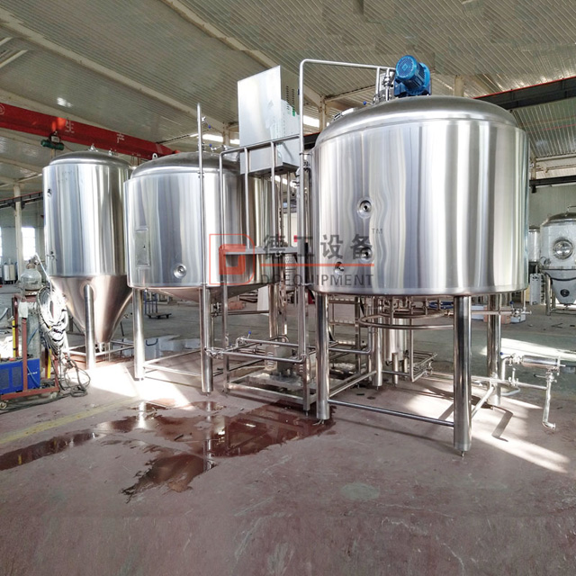 2000L Utilisé électriques et à vapeur chauffée en acier inoxydable 2 navires Brewhouse bière faisant la ligne