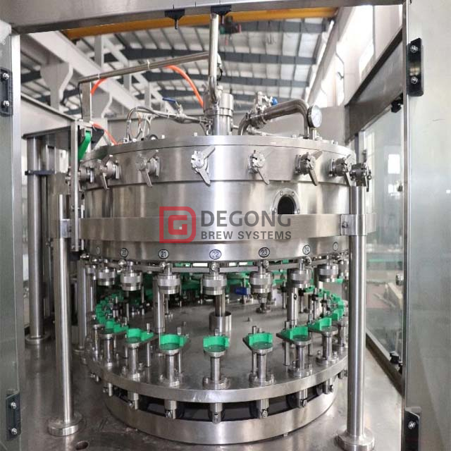 chaîne de production automatique de machine de mise en conserve de bière de métier de remplissage de boisson non alcoolisée carbonatée