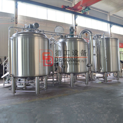 Fabricant automatique d'équipement de brassage de bière en acier inoxydable de qualité alimentaire clé en main 7BBL