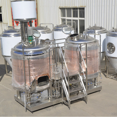 Rouge 500L sur mesure Cuivre Clé en main Microbrasserie Équipement à vendre