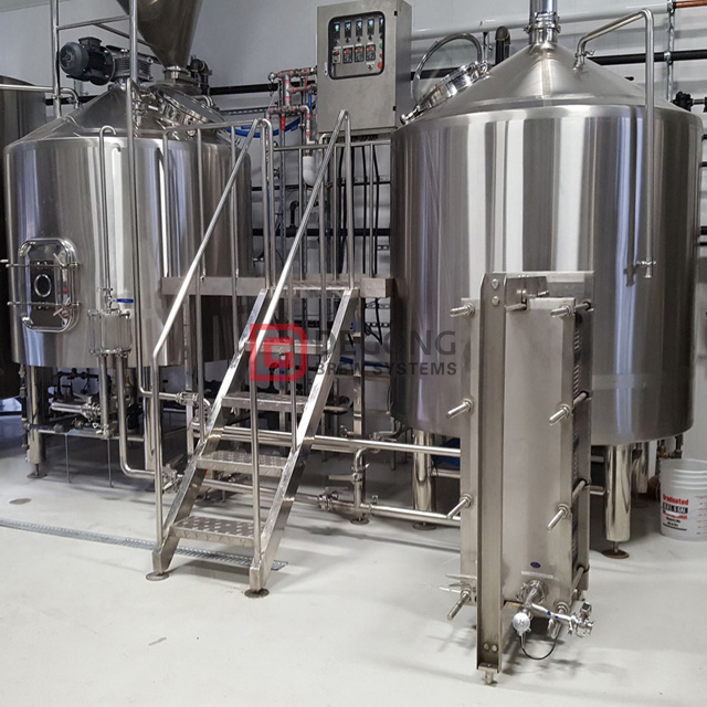 1500L 2/3/4 Navires Beer Brewhouse Brewing System Brew Kettle for Commercial Used Beer Brewery Equipment