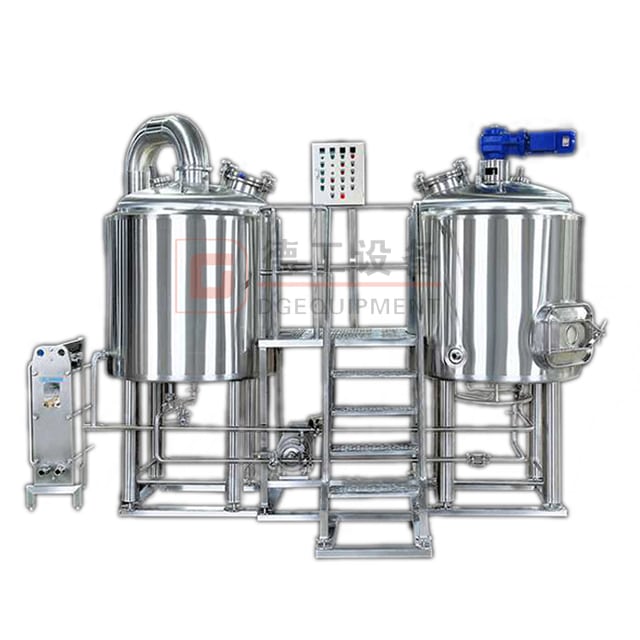 5BBL Restaurant utilisé Micro brasserie en acier inoxydable 2/3/4 navires brassage de la bière équipement à vendre