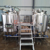 Équipement de brasserie de bière en acier inoxydable de 1000 L disponible Système de brassage de la brasserie à trois navires en Italie