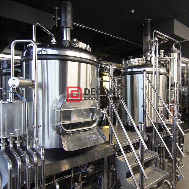 L'hôtel 500L a utilisé des cuves de fermentation de système de brassage de bière adaptées aux besoins du client par SUS304 / cuivre pour la vente