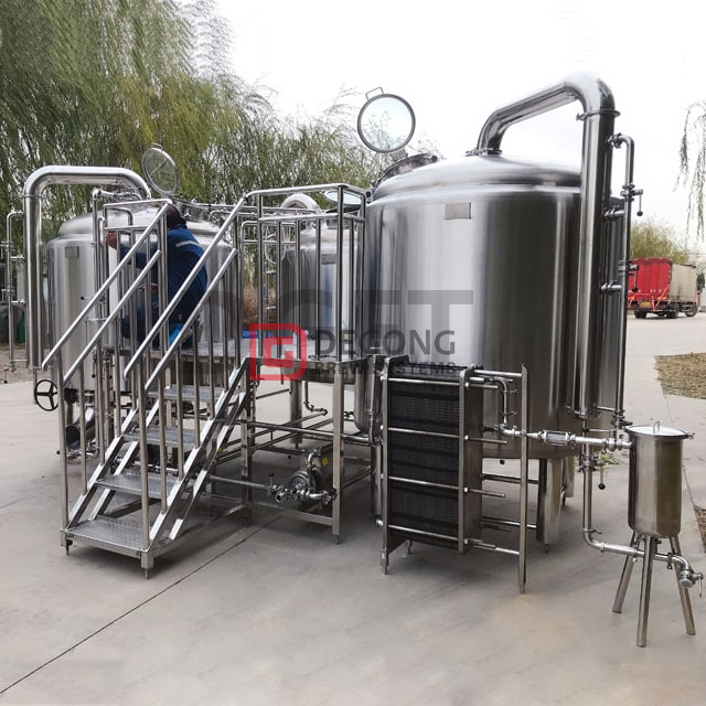 Chaîne de production personnalisable industrielle industrielle de réservoir de brassage de bière de l'échelle 2000L