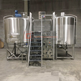 10BBL vapeur chauffant trois navires bière Brewhosue commercial utilisé équipement complet de brasserie