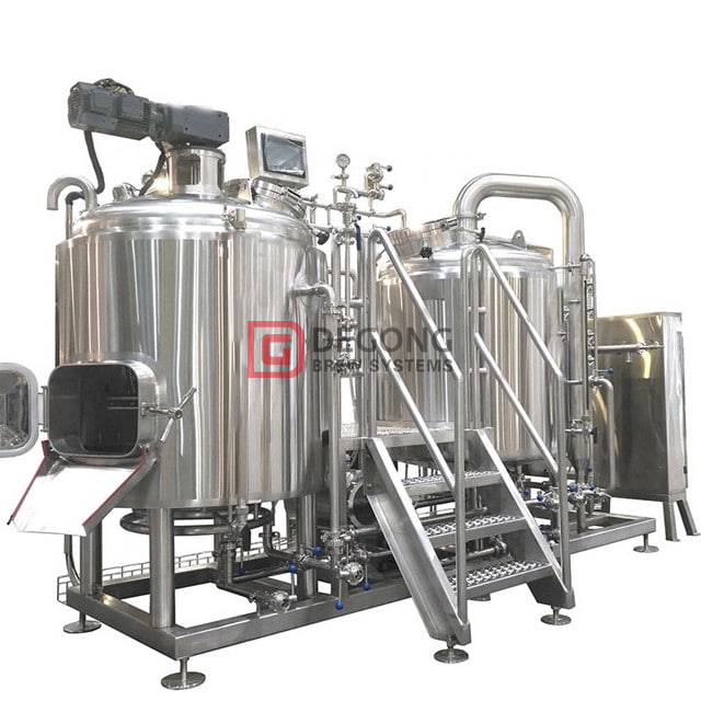 2/3/4/5 navire 500L, 1000L, 2000L équipement de brasserie équipement de brassage de bière disponible machines sanitaires de haute qualité