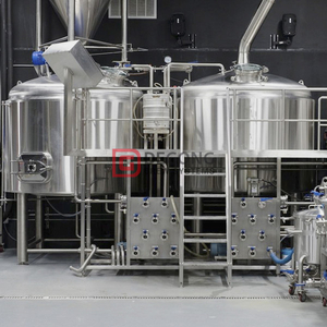 500L micro a automatisé l'équipement de brassage de bière chauffé à la vapeur pour la brasserie / hôtel / restaurant