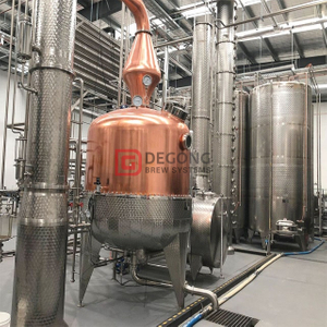 Équipement de distillation d'éthanol d'acier inoxydable d'équipement de distillation 200L / 500L / 1000L, équipement de production d'alcool de vodka / gin