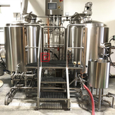 Équipement de brassage de bière artisanale industrielle à 2 navires 1000L à vendre