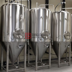 5BBL cuve de fermentation commerciale de bière de veste de fossette d'acier inoxydable / réservoir conique cylindrique