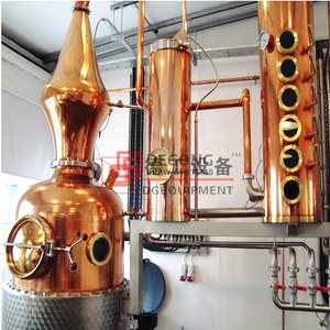 200L Craft Red Copper Alcohol Distillation Equipment for Whisky, Brandy, Vodkas, Rum